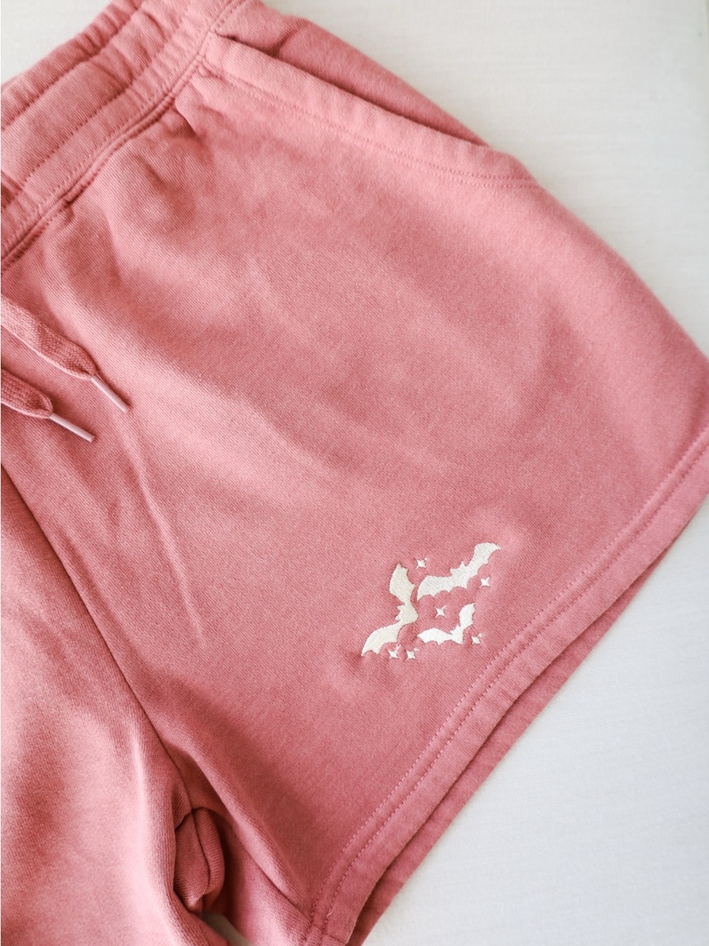 Women's Embroidered Bats + Sparkles Halloween Inspired Shorts